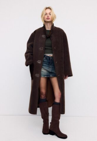 Long Reversible Double-Faced Coat