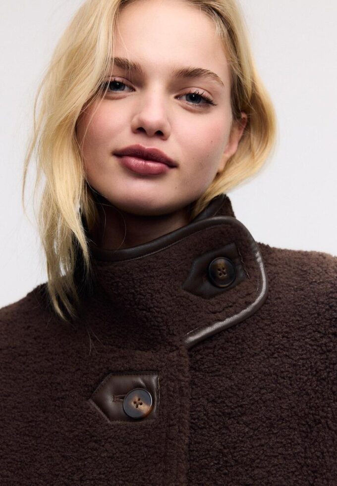 Long Reversible Double-Faced Coat Long Reversible Double-Faced Coat