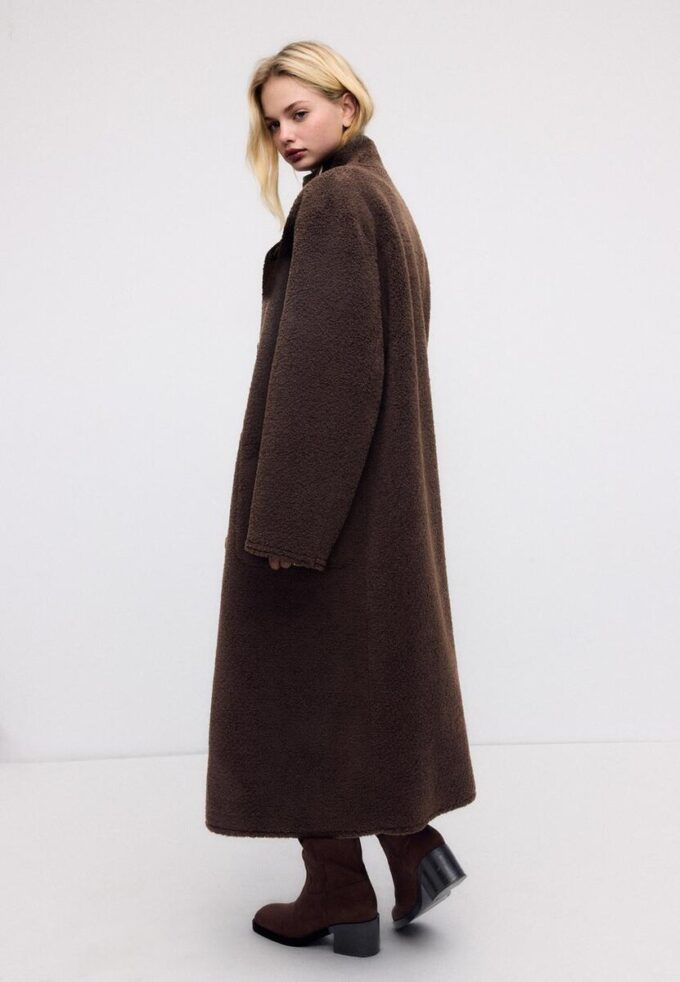 Long Reversible Double-Faced Coat Long Reversible Double-Faced Coat