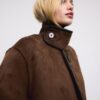 Long Reversible Double-Faced Coat Long Reversible Double-Faced Coat