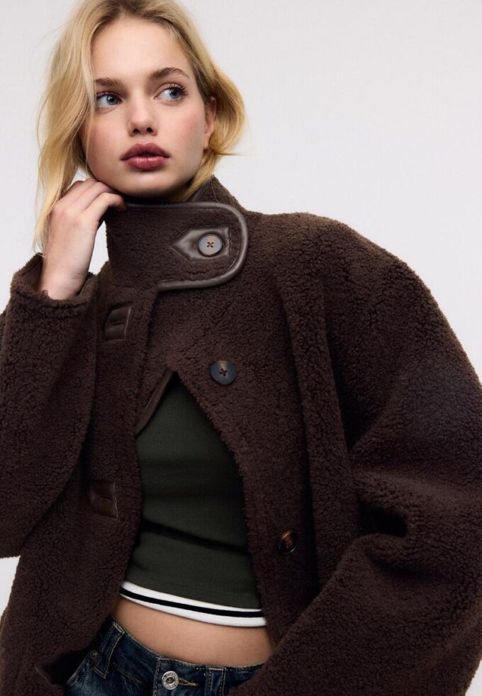 Long Reversible Double-Faced Coat Long Reversible Double-Faced Coat