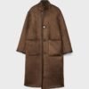 Long Reversible Double-Faced Coat Long Reversible Double-Faced Coat