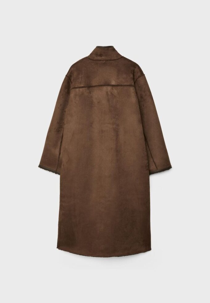 Long Reversible Double-Faced Coat Long Reversible Double-Faced Coat