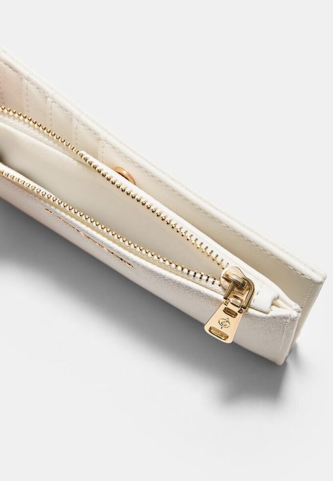Long Saffiano Card Holder Purse