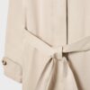 Long Single-Breasted Trench Coat