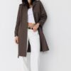 Long Single-Breasted Trench Coat Long Single-Breasted Trench Coat