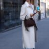 Long Single-Breasted Trench Coat