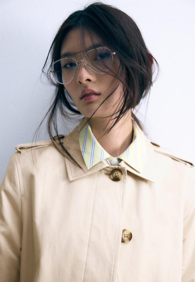 Long Single-Breasted Trench Coat