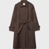 Long Single-Breasted Trench Coat Long Single-Breasted Trench Coat