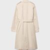 Long Single-Breasted Trench Coat