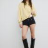 Long Sleeve Round Neck Text Sweatshirt Long Sleeve Round Neck Text Sweatshirt