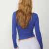 Long Sleeve T-Shirt with Gathering