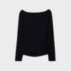 Long Sleeve T-Shirt with Gathering