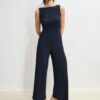 Long Sleeveless Straight Jumpsuit Long Sleeveless Straight Jumpsuit