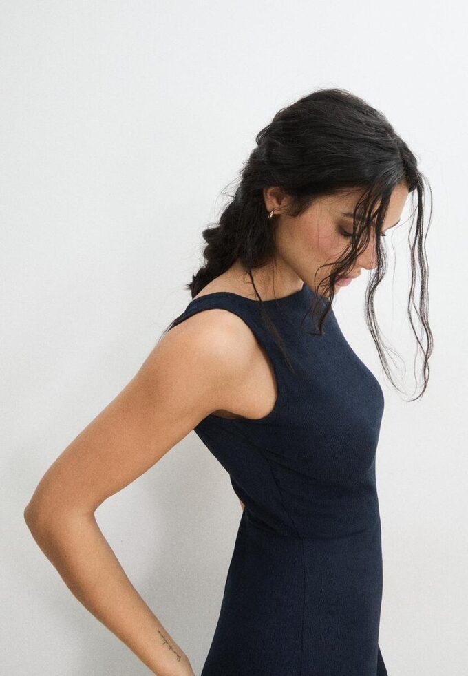 Long Sleeveless Straight Jumpsuit Long Sleeveless Straight Jumpsuit
