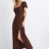 Loose-Fitting Maxi Dress with Criss-Cross Back Loose-Fitting Maxi Dress with Criss-Cross Back