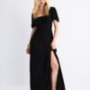 Loose-Fitting Maxi Dress with Criss-Cross Back Loose-Fitting Maxi Dress with Criss-Cross Back