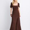 Loose-Fitting Maxi Dress with Criss-Cross Back Loose-Fitting Maxi Dress with Criss-Cross Back