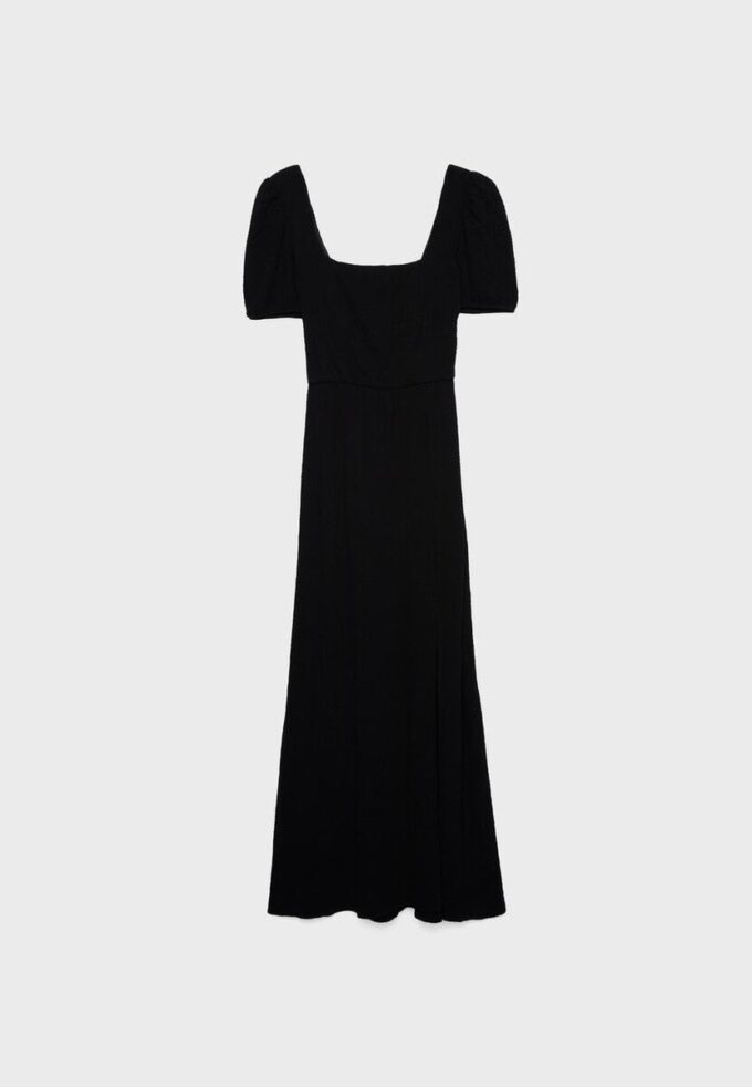 Loose-Fitting Maxi Dress with Criss-Cross Back Loose-Fitting Maxi Dress with Criss-Cross Back