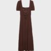 Loose-Fitting Maxi Dress with Criss-Cross Back Loose-Fitting Maxi Dress with Criss-Cross Back