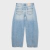 Low-Rise Barrel-Leg Jeans