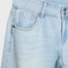 Low-Rise Double-Button Jeans