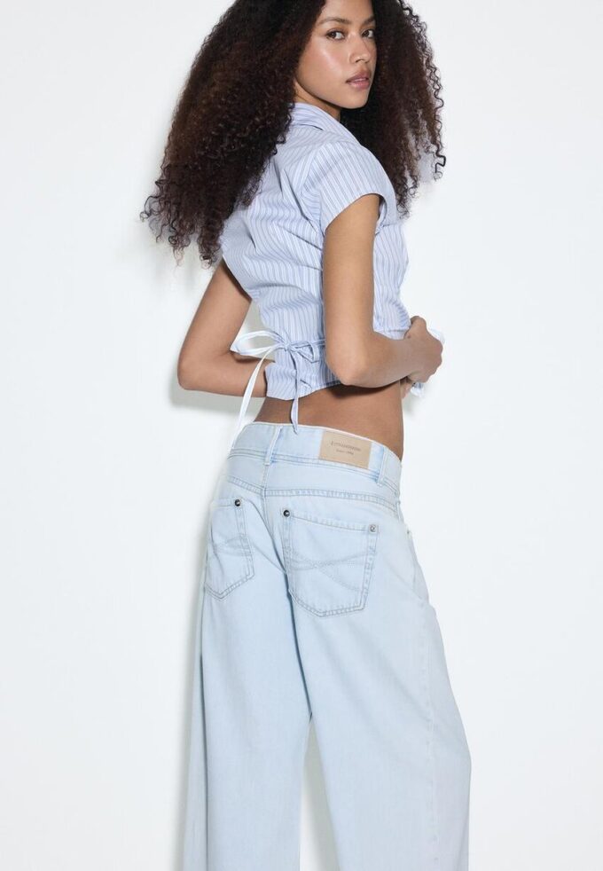 Low-Rise Double-Button Jeans Low-Rise Double-Button Jeans