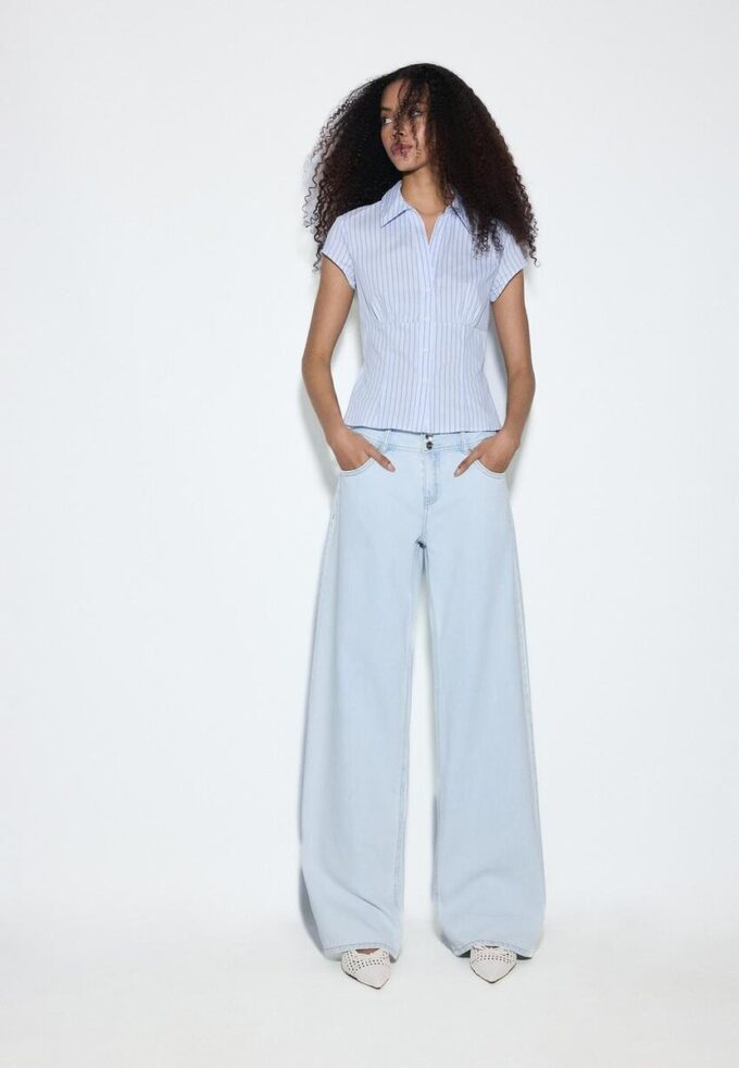 Low-Rise Double-Button Jeans Low-Rise Double-Button Jeans
