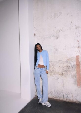 Low-Rise Straight Leg Jeans