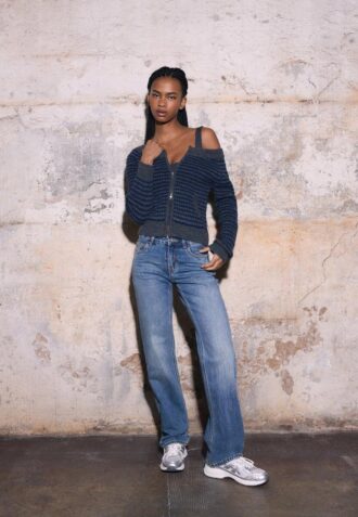 Low-Rise Straight Leg Jeans