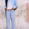 Low-Rise Straight Leg Jeans