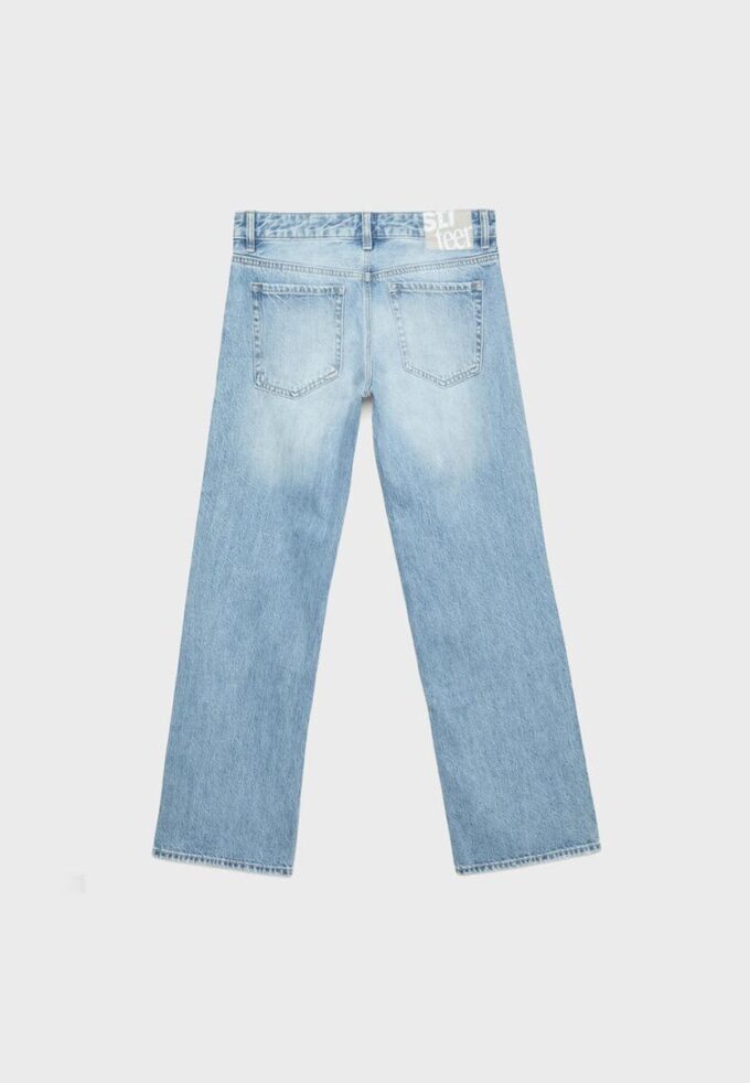 Low-Rise Straight-Leg Jeans