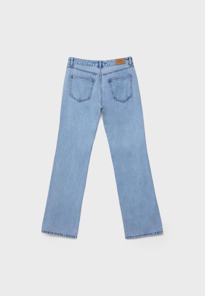 Low-Rise Straight Leg Jeans