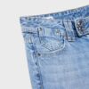 Low-Rise Wide-Leg Jeans with Jewel Button