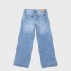 Low-Rise Wide-Leg Jeans with Jewel Button