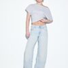 Low-Rise Wide-Leg Jeans with Star Detail