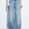 Low-Rise Wide-Leg Jeans with Star Detail