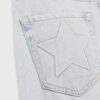 Low-Rise Wide-Leg Jeans with Star Detail