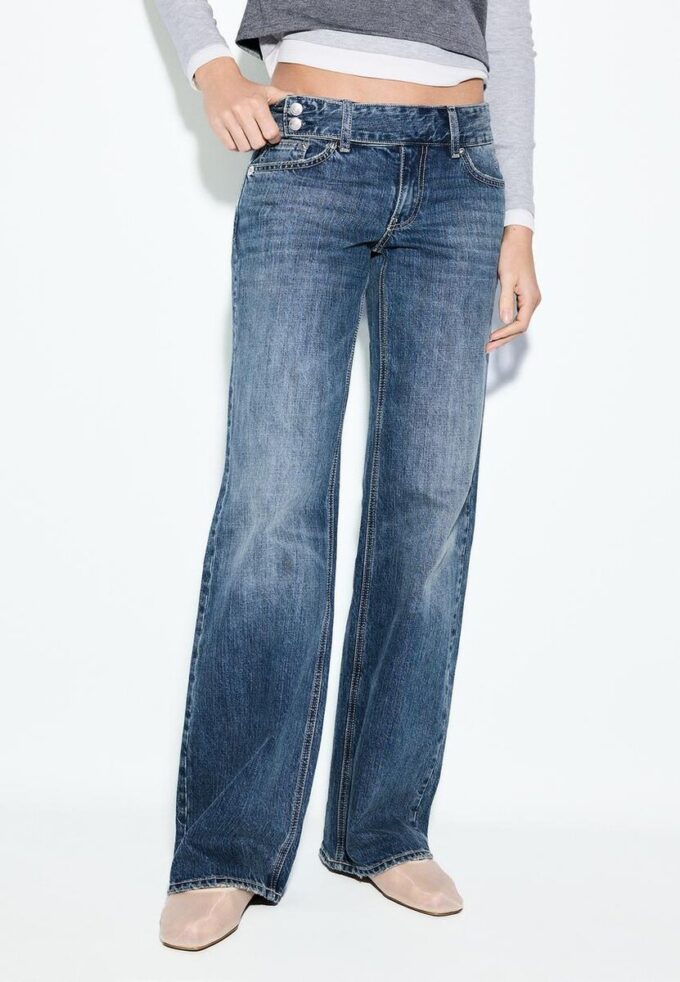 Low-Waist Straight-Leg Hammer-Loop Jeans Low-Waist Straight-Leg Hammer-Loop Jeans