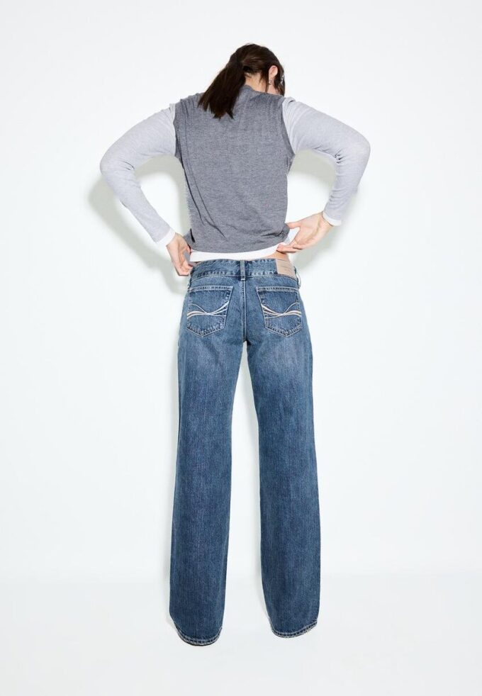 Low-Waist Straight-Leg Hammer-Loop Jeans Low-Waist Straight-Leg Hammer-Loop Jeans