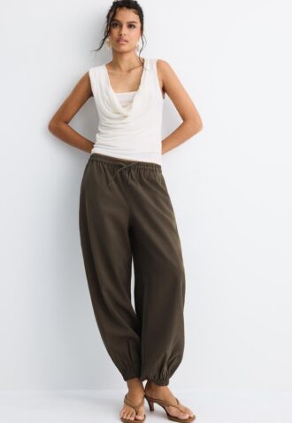 Lyocell Sarouel Trousers