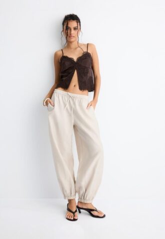 Lyocell Sarouel Trousers