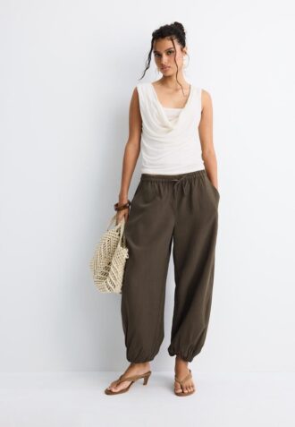 Lyocell Sarouel Trousers