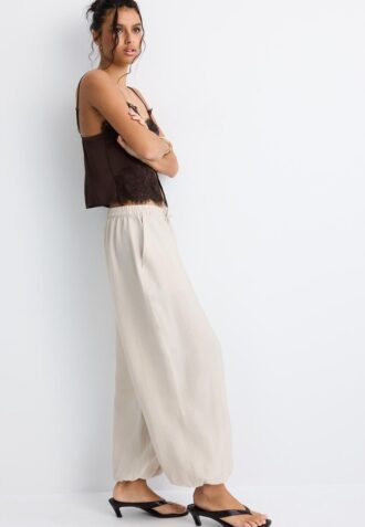 Lyocell Sarouel Trousers