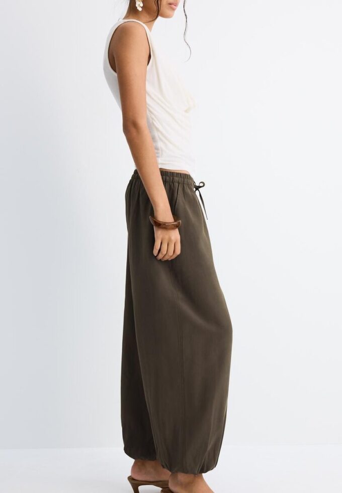 Lyocell Sarouel Trousers Lyocell Sarouel Trousers