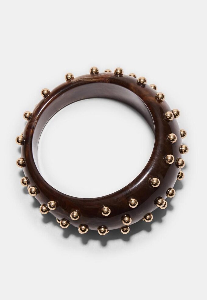 Maxi Rigid Studded Bracelet