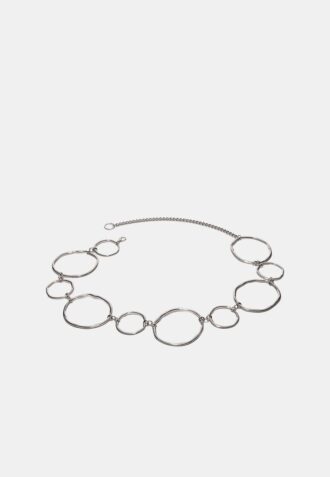 Metal Belt with Large Ovals