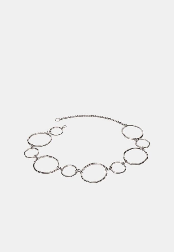 Metal Belt with Large Ovals