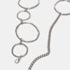 Metal Belt with Large Ovals