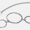 Metal Belt with Large Ovals